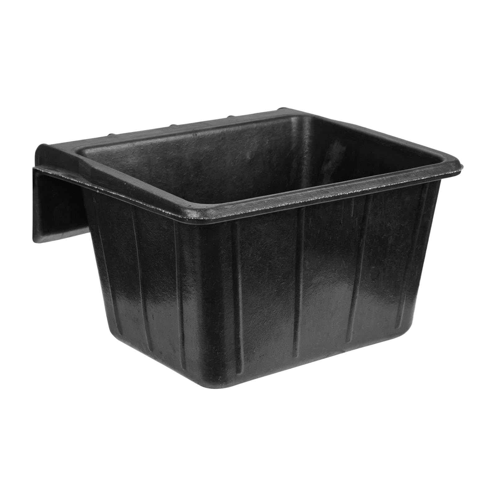 Harilla Cubo de alimentación de Goma para Caballos, contenedor de Almacenamiento, Cerca, Cubo de alimentación para establos, tazón de Agua para Ganado,