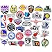 Lot de 31 autocollants avec logo de l'équipe de basket-ball de la NBA pour téléphone portable, guitare, skateboard, ordinateur, valise
