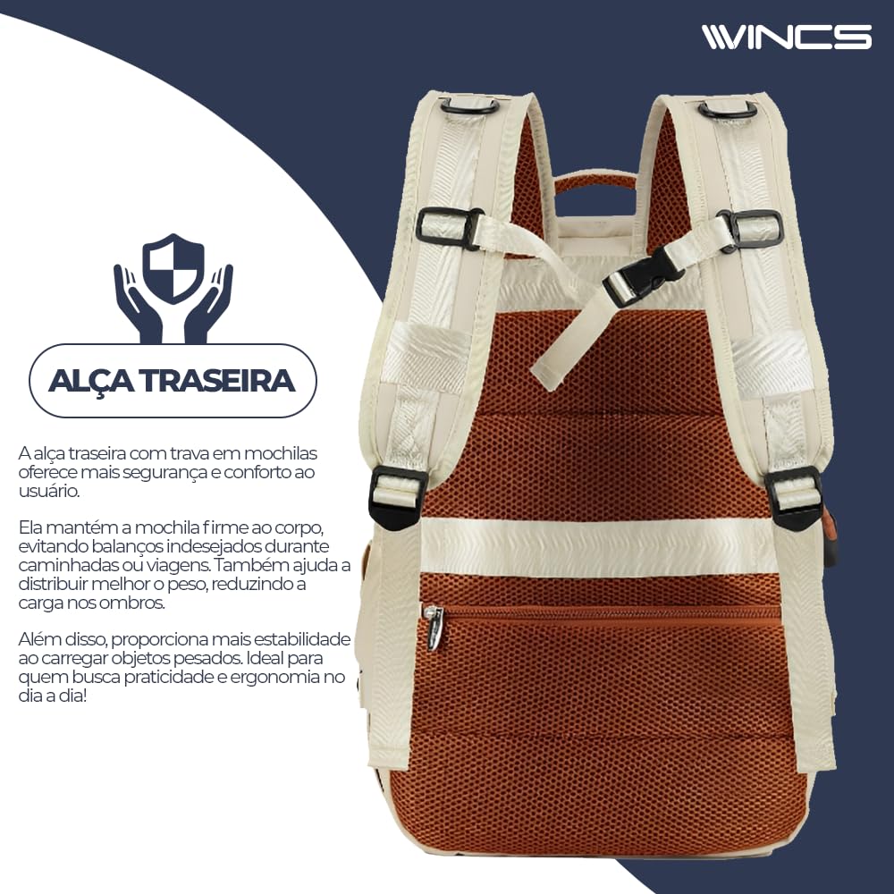 Mochila de Viagem Masculina Feminina Reforçada Executiva Grande Mochila para Notebook Trabalho Viagem Escola com Cabo de Aço Impermeável com Saídas USB Unissex + Capa para Tenis em promoção! Veja a oferta e mais achadinhos de Bolsas 3 Hoje é o melhor dia para comprar Mochila de Viagem Masculina Feminina Reforçada Executiva Grande Mochila para Notebook Trabalho Viagem Escola com Cabo de Aço Impermeável com Saídas USB Unissex + Capa para Tenis com aquele preço maroto! Promoção! Aproveite a oferta! 3