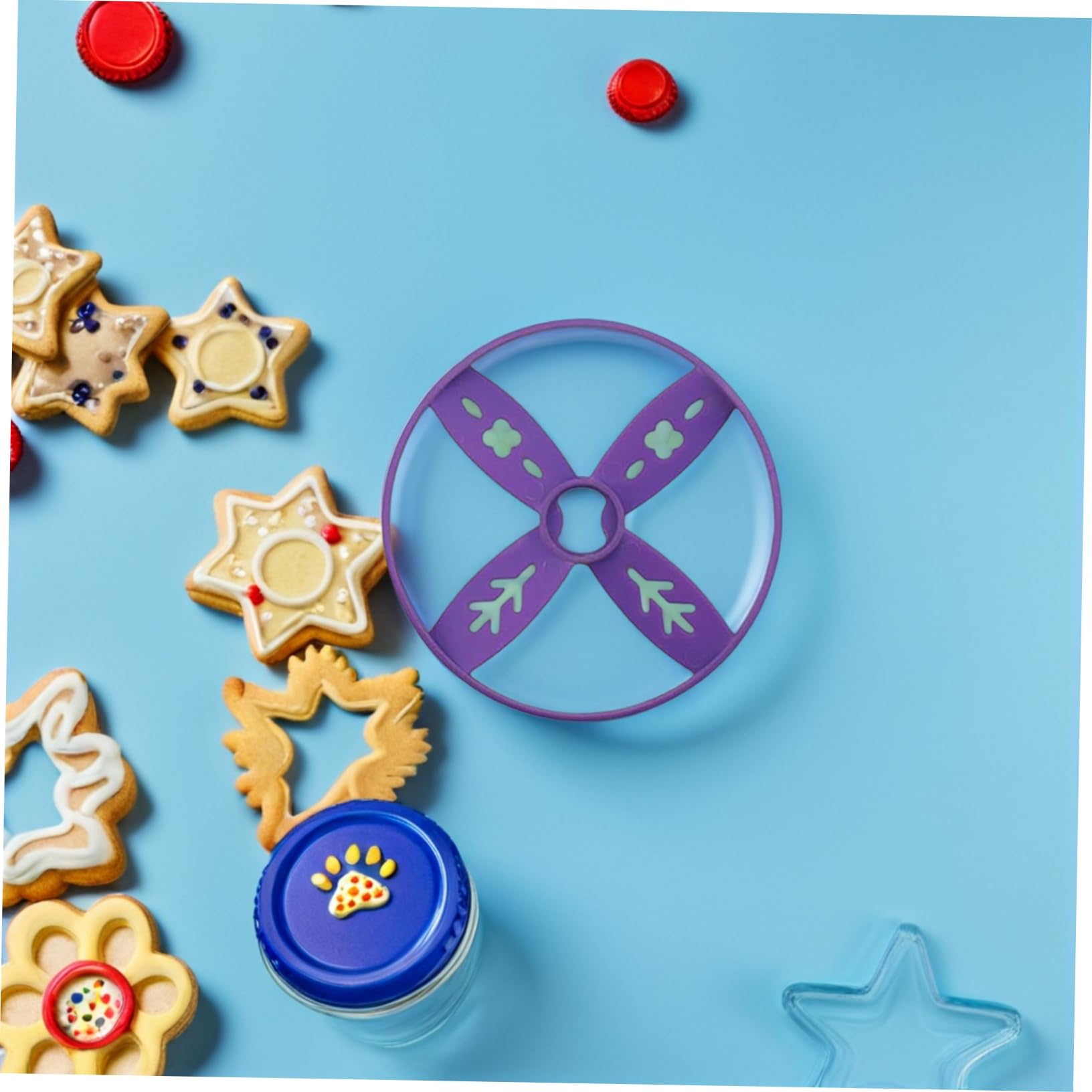 ERINGOGO 40Er Set Bunte Flugscheiben Ersatzteile Kompatibel Mit Hand- Und Fußbetriebenen Flugspielzeugen Outdoor Für Kinder Und Erwachsene Familienaktivitäten