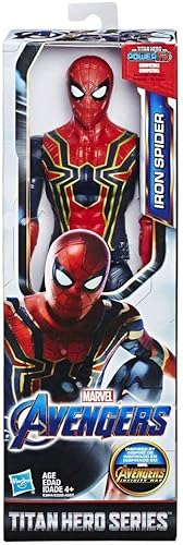 Miniatura 2 de Avengers Marvel Titan Hero Series Iron Spider - Figura de acción de superhéroe a escala de 12 pulgadas con puerto Titan Hero Power Fx