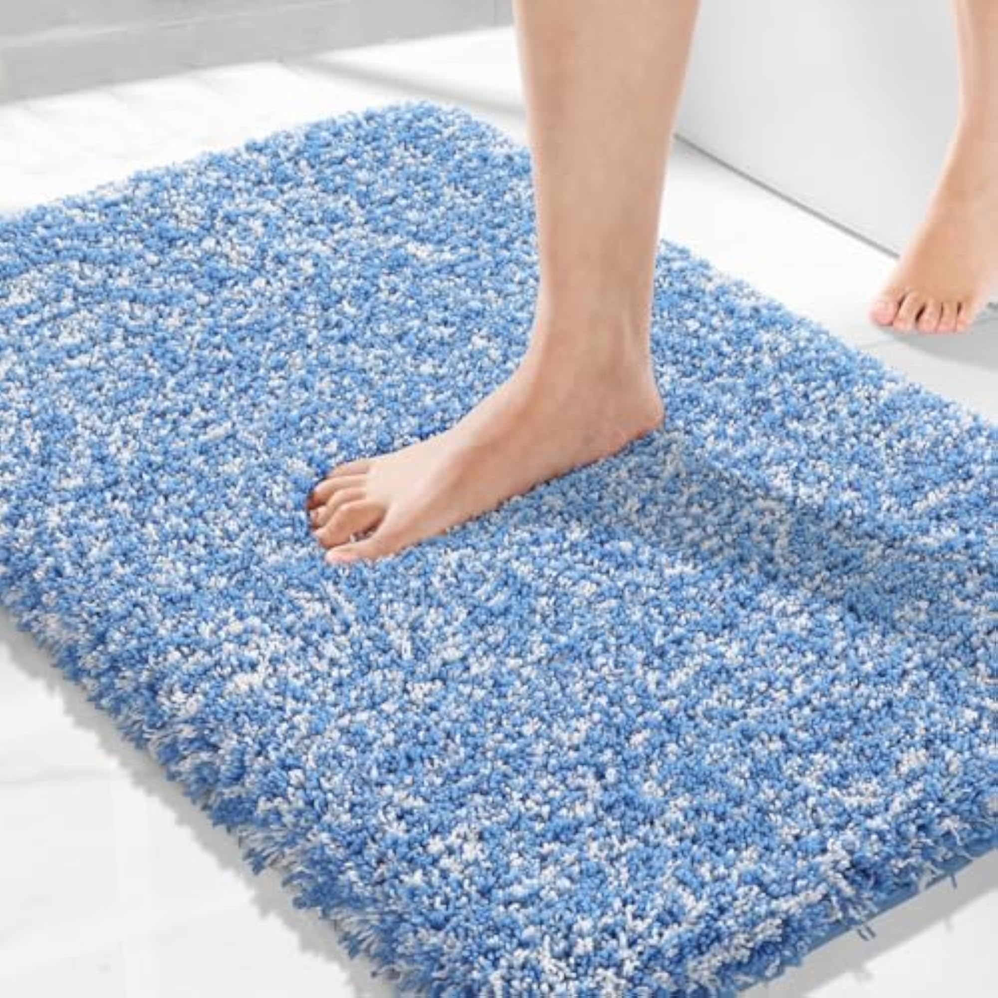 Luxury Bathroom Rugs, Fluffy Bath Mats