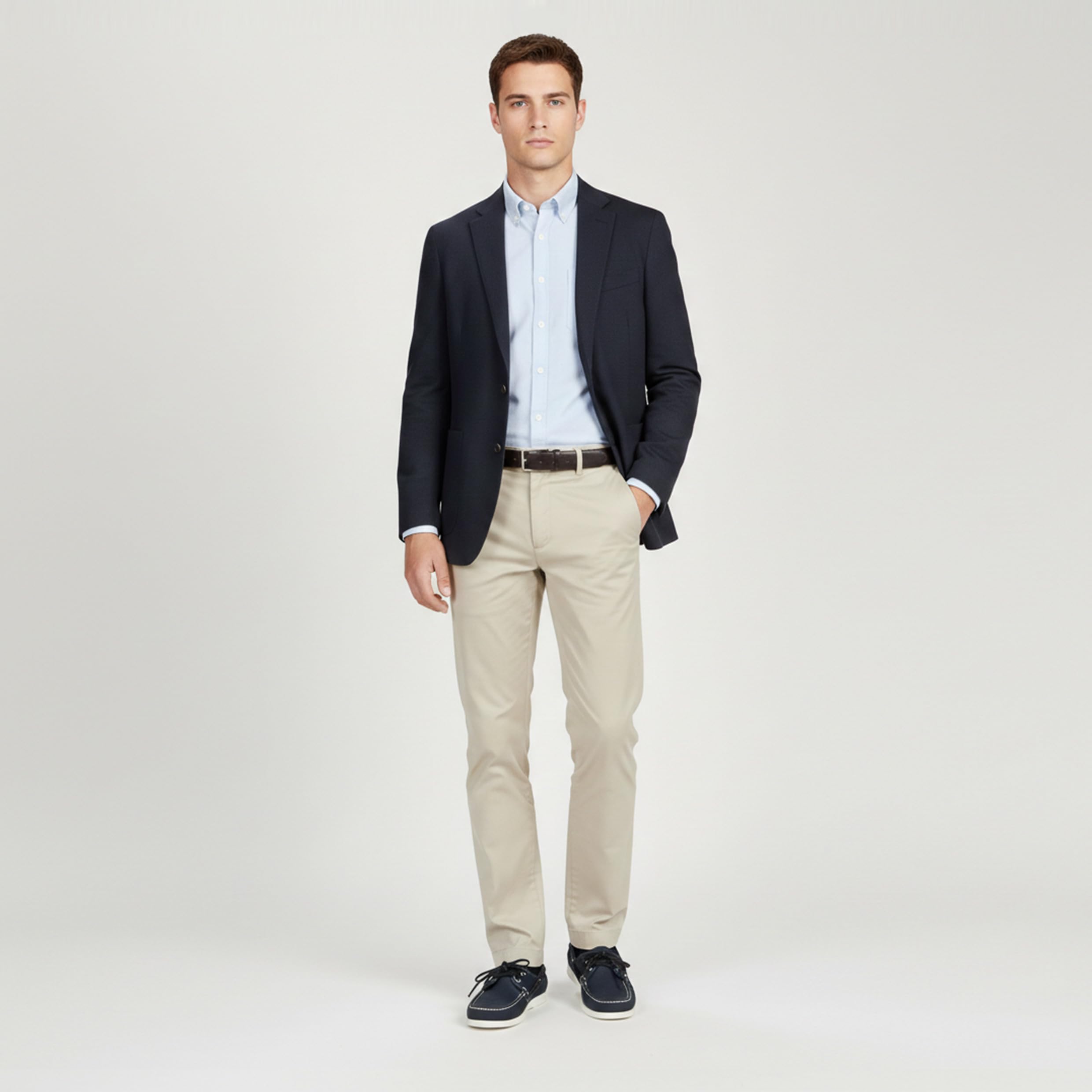 Zerimar Mocassino Nautico da Uomo in Vera Pelle, Calzatura Elegante e Leggera per Uso Quotidiano o Formale, Scarpa Confortevole dal Design Moderno