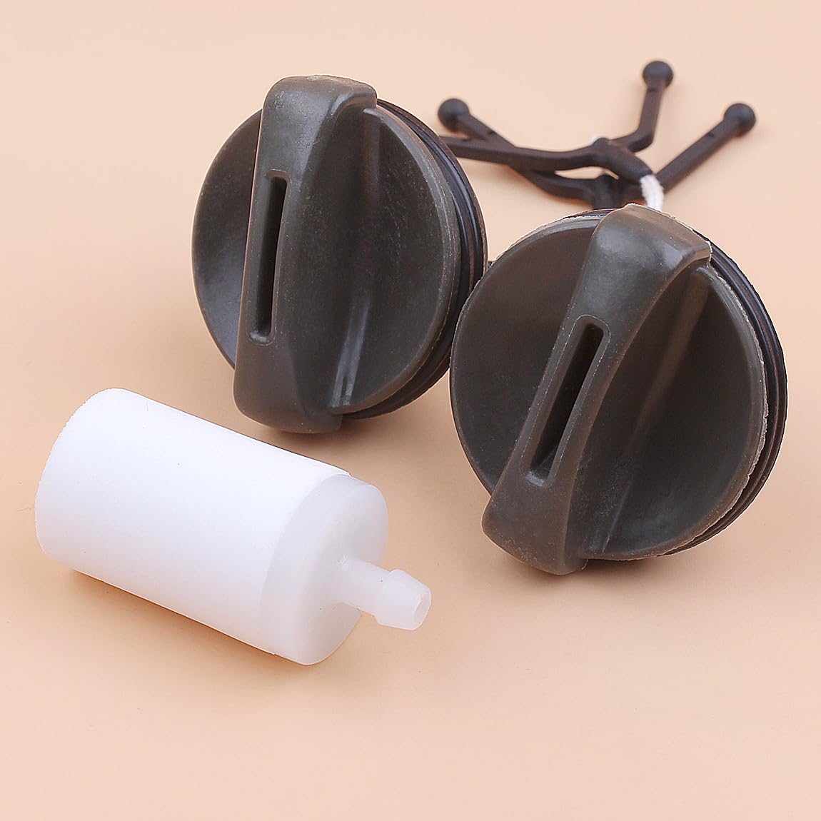 2 Fuel Gas Oil Tank Cap Fit Husqvarna 455 460 570 576 372 385 390 2200 Chainsaws