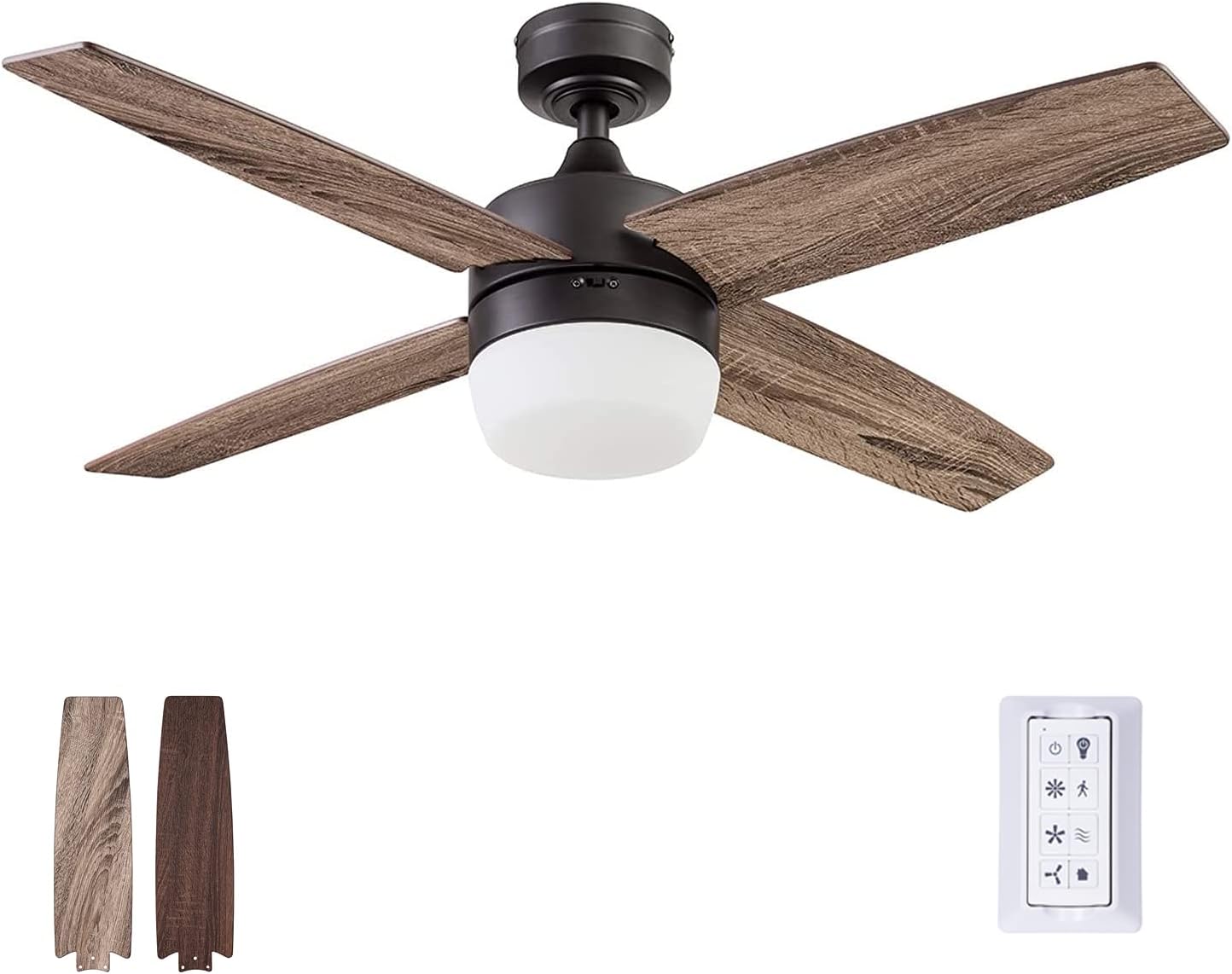Crazy Deals Prominence Home 51471-01 Atlas Ceiling Fan, 44, Espresso