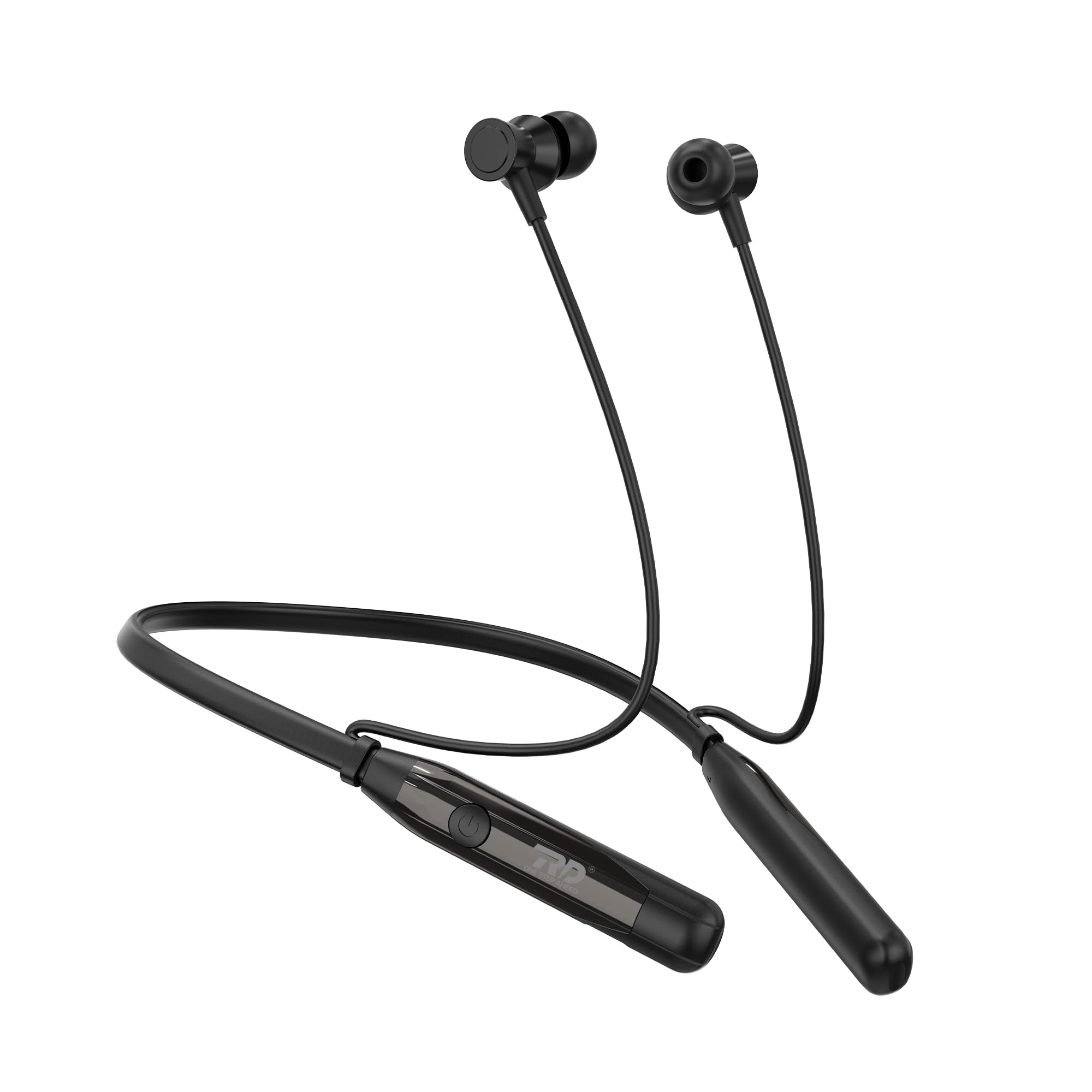 RD Telinet M-15 Jolt Wireless Neckband | 15mm Driver Size | Dynamic Drivers | ENC Calls | IPX5 | 66 Hrs Playtime | Dual Pairing | Fast Charging – Black-image-25