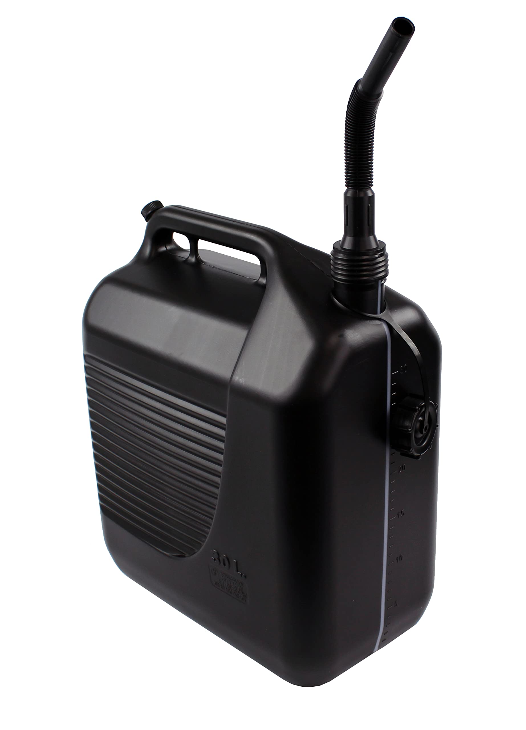 Tayg Bidon 30 litres homologué avec canule et bande de mesure, noir, 604072