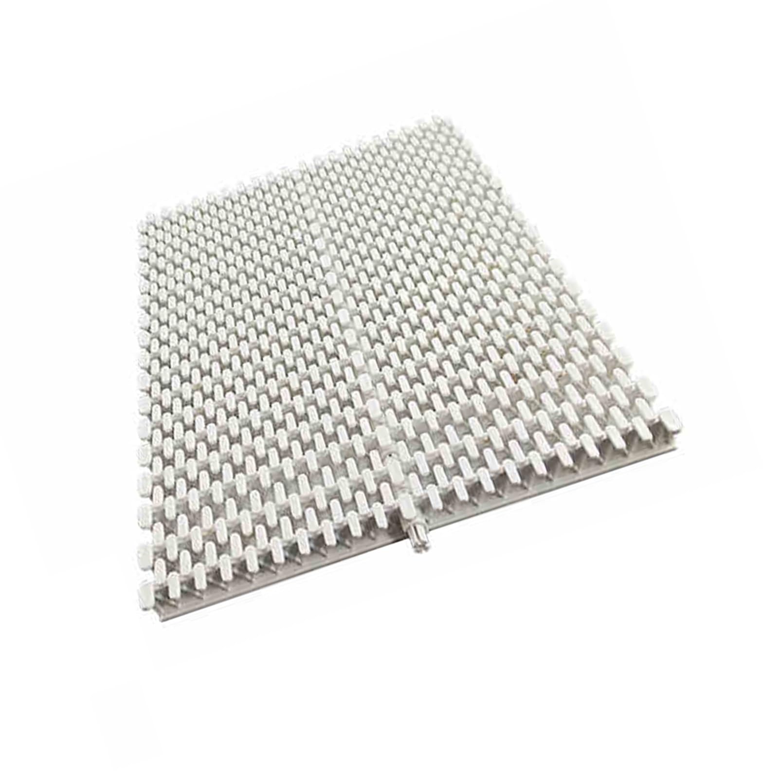 Grille dentelée en acier robuste pour passerelle commerciale