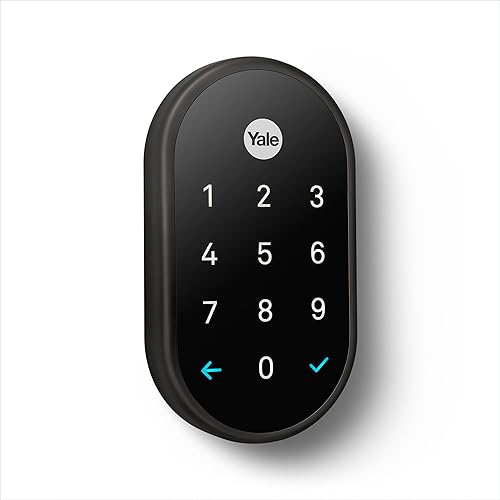 Miniatura 2 de Google Nest x Yale Lock  Bloqueo inteligente a prueba de manipulaciones para entrada sin llave  Cerradura de cerrojo del teclado para puerta