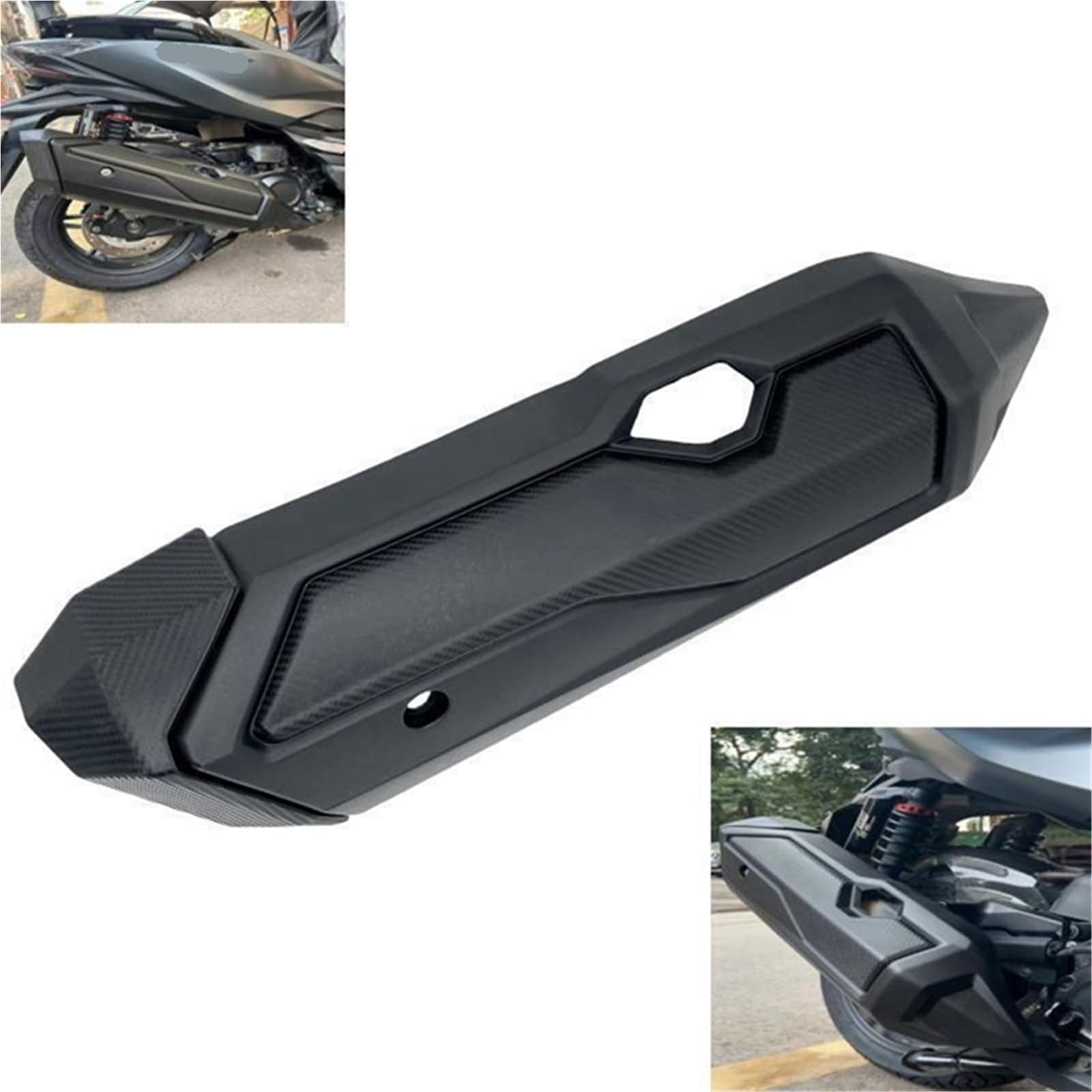 Moto Scudo Termico Copertura protettiva per marmitta di scarico per moto adatta per Honda Forza350 NSS350 2021-2024