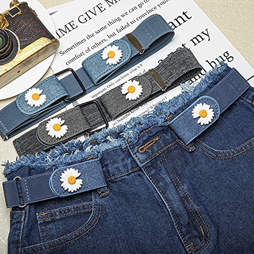 2021 new jeans without buckle belt, fashion without buckle all-match elastic belt, elastic lazy belt. 1PC(blue), 363