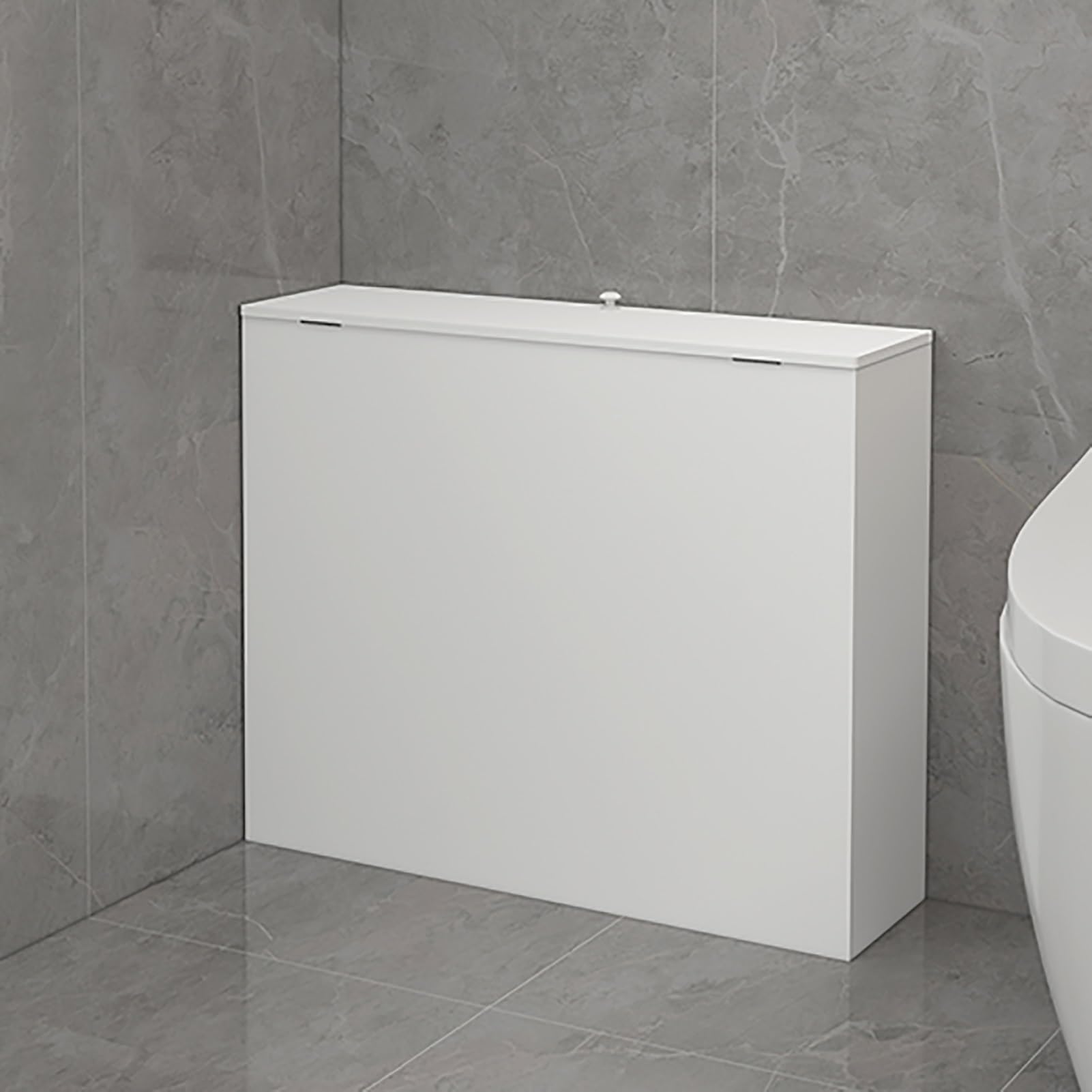 Generico Copritermosifone Moderno, mobiletto riscaldante in PVC e Legno per casa e Ufficio, Elegante Protezione per radiatori, Tubi e scatole elettriche, 60x40x20 cm / 24x16x8 Pollici