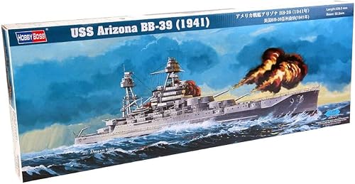 Hobby Boss HY86501 USS Arizona BB-39 Kit de construcción de modelo de barco