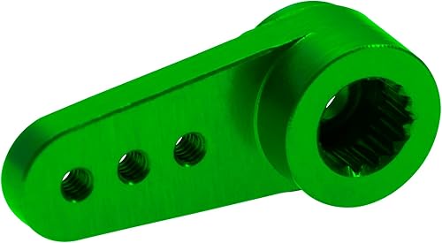 Vista 20 de Paquete de 3 bocinas servo de aluminio 15T para servo a control remoto compatibles con Emax ES08MA Servo Fit para Axial SCX24 1/24 RC Crawler (negro)