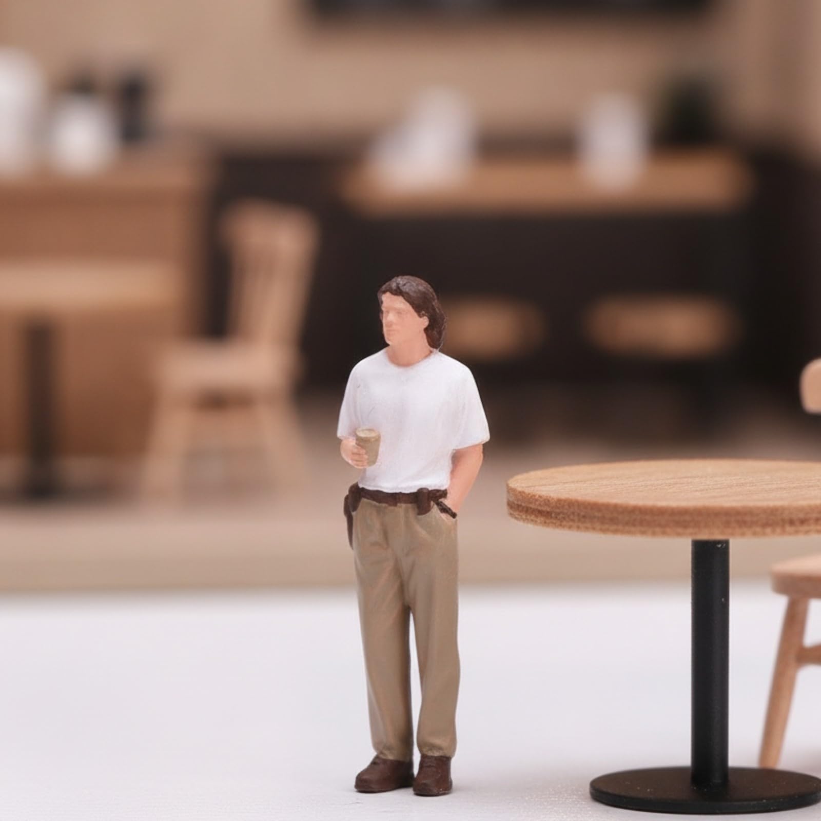 Qianly Modellino di Casa con Luci Illuminato Casa in Miniatura Luminosa Kit da Costruzione per Diorama