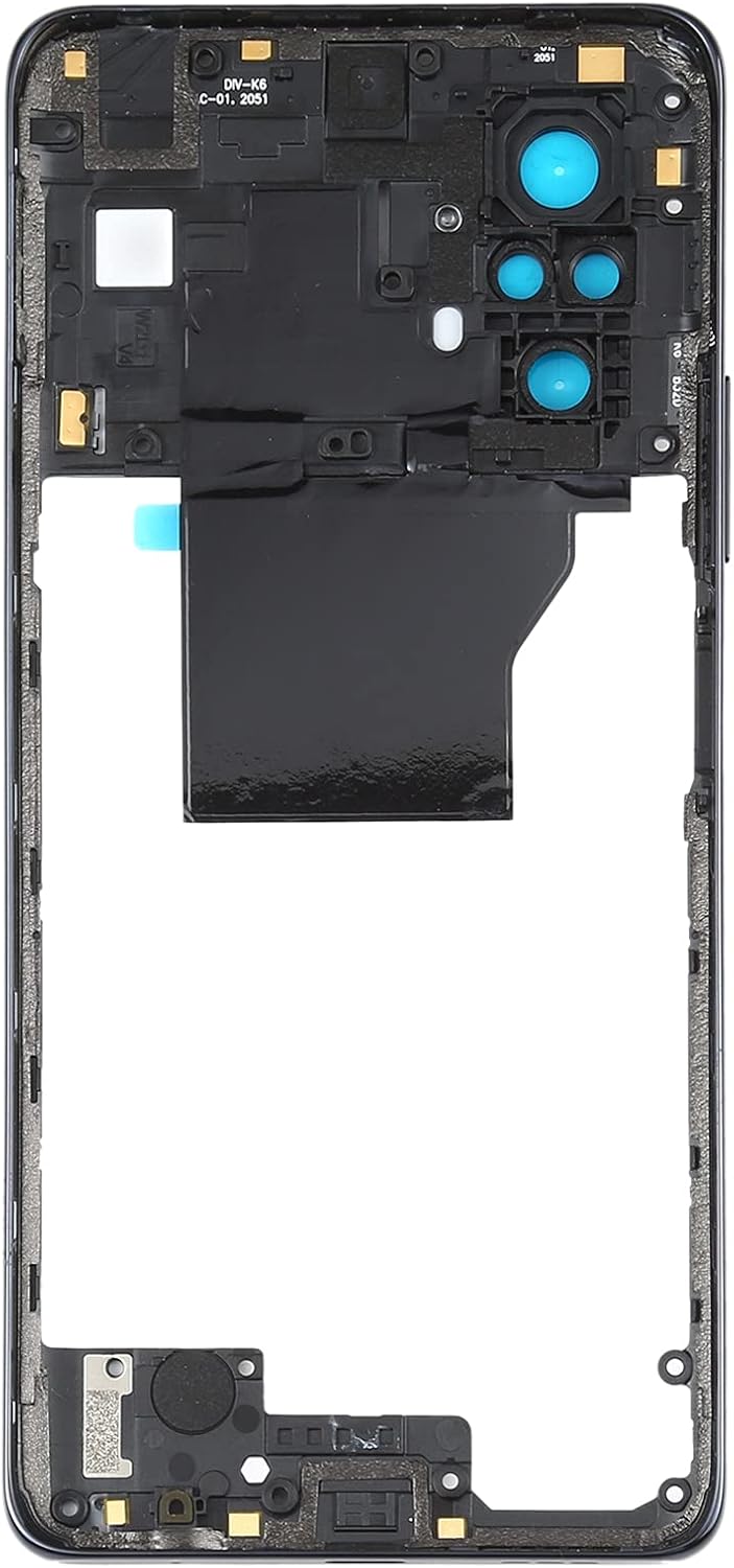 HONGYAN Cell Phone Replacement Parts Middle Frame Bezel Plate for Xiaomi Redmi Note 10 Pro Max/Redmi Note 10 Pro/Redmi Note 10 Pro M2101K6P M2101K6G M2101K6I Telephone Accessories