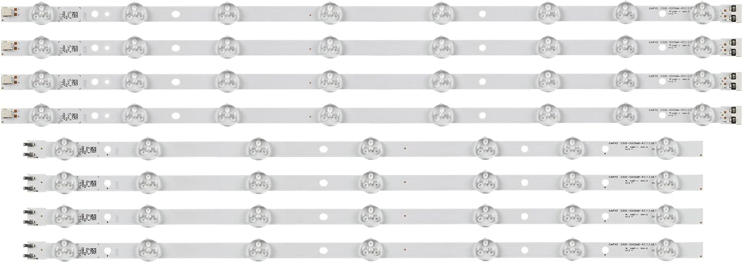 Jxjamp LED Backlight Lamp strip For SamSung 50″ TV UN50FH UN50FH5030 Un50fh5303 UN50H5000F CY-DF500BGMV1H LM41-00001Q LM41-00001Z (Size : 100 set 800pcs)