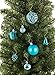 BRUBAKER 101 Pack Assorted Christmas Ball Ornaments - Shatterproof - with Green Pickle and Tree Topper - Designed in Germany