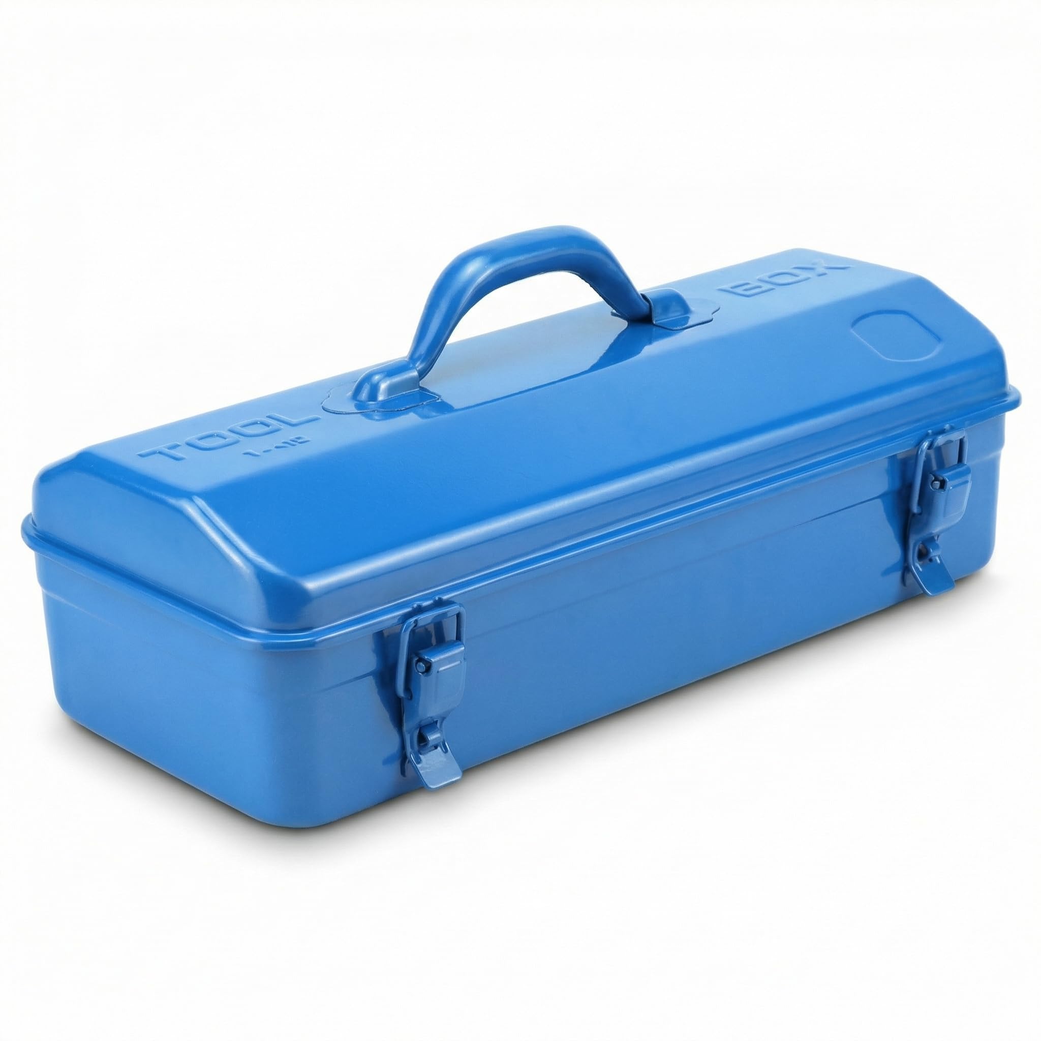 QWORK® 41cm Metal Tool Box Portable Tool Storage Box with Locking Buckle