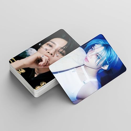 Miniatura 6 de Yuto Stray Kids Lomo Cards 55pcs nuevo álbum star lomo tarjetas Stray Kids Postal Stray Kids Tarjeta postal Tarjeta postal Tarjeta de fotos Tarjetas
