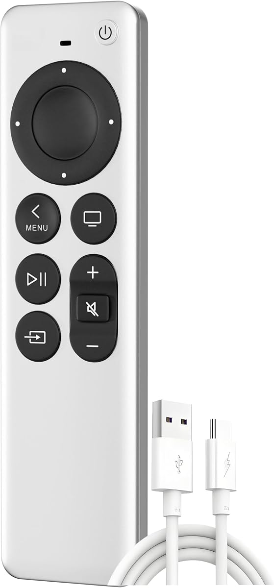 Replacement Remote Control for All Apple TV Remote - 2 Year Warranty