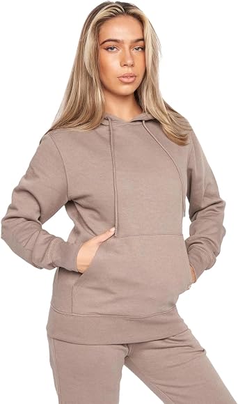 Juice Womens/Ladies Cremmoore Hoodie XS Stone