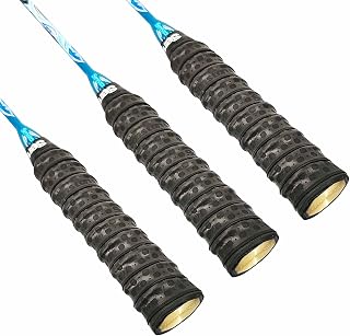 Senston Racquet Grip 3 Pack Tennis/Badminton/Squash Rackets Overgrip | Thickened and durable,Sweat wicking is refreshing,firmness and flexibility