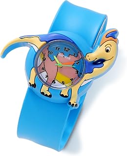for Kids - Reloj para niños y niñas, Lindos Animales Coloridos, Correa Ajustable autoplegable, batería de Repuesto