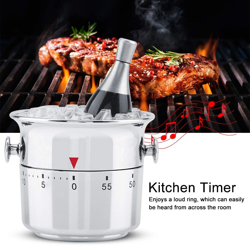 Preciso Timer Meccanico Da Cucina 60 Minuti – Promemoria A Forma Di Zucca, Senza Batterie, Display Chiaro, Per Cottura E Forno, Semplice E Affidabile