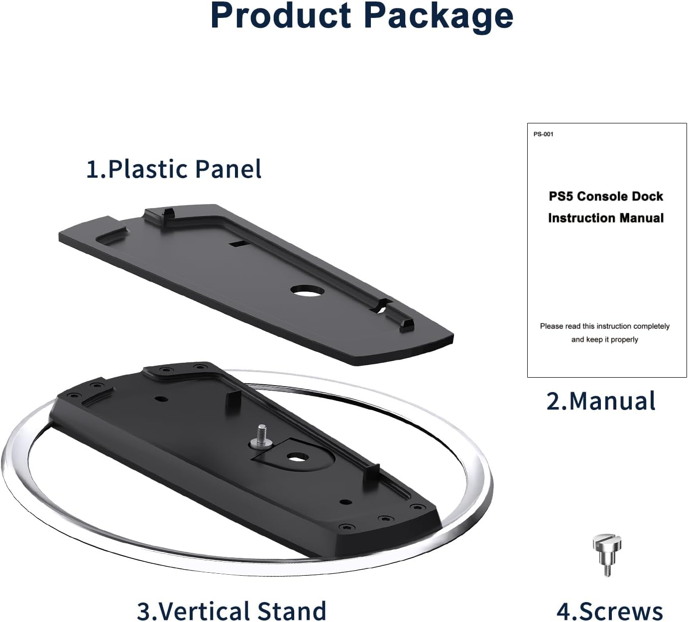 PS5 Pro Vertical Stand, Base para for PlayStation 5, Black Vertical Console Brackets with Anti-Slip Pads, Space Saving Console-Stand, PS5 Accessories, Aluminium Alloy Bracket - Image 8