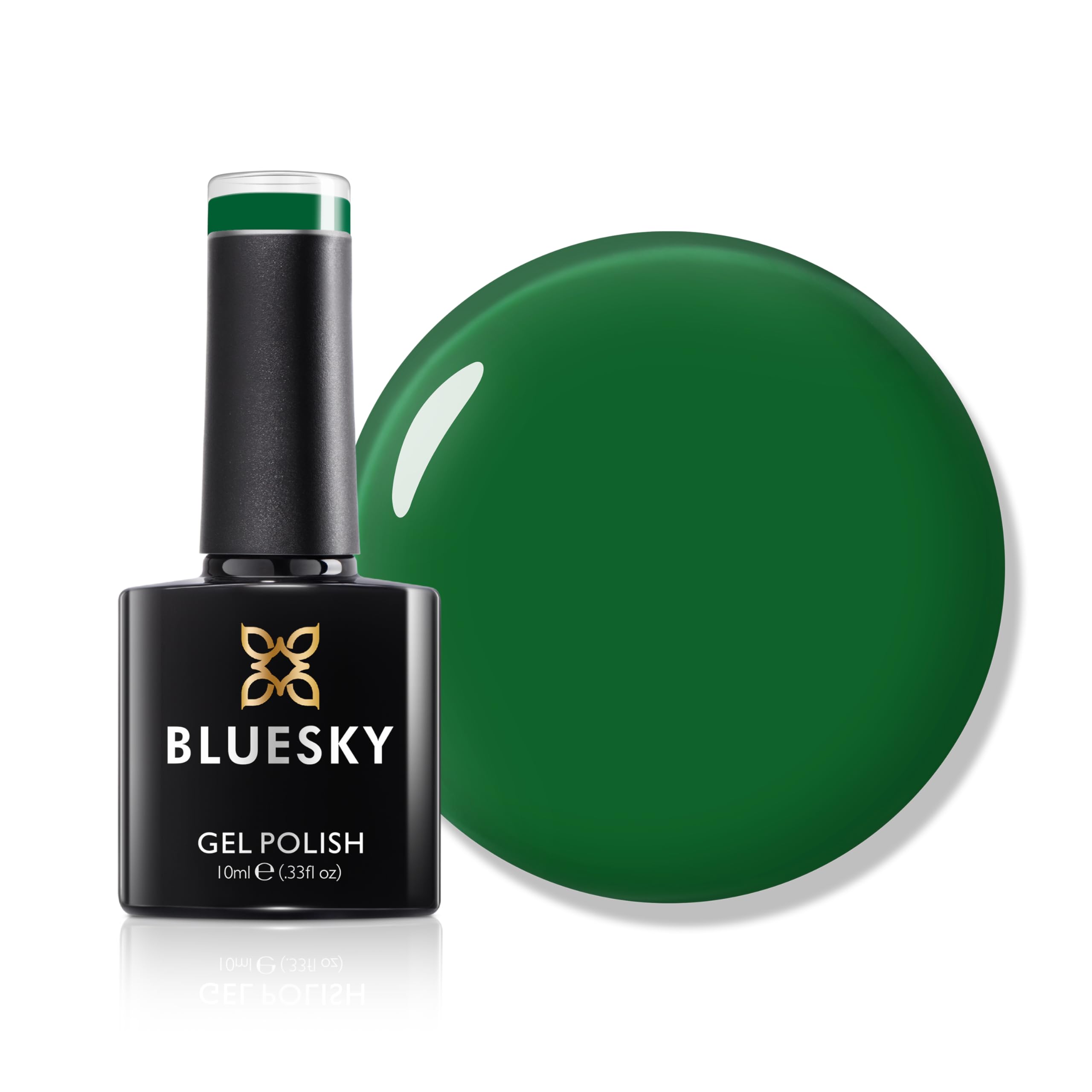 Bluesky Gel Nail Polish 10ml, Blissful Knowledge - AW2306, Green