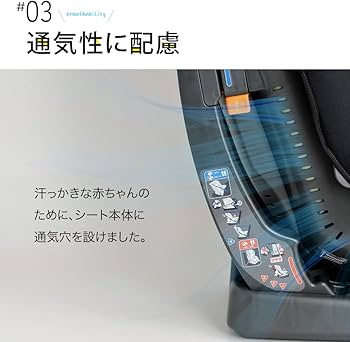 クリーニング済　☆美品☆　軽量　新生児～4才頃　リーマン　ネディ　ブラックグレー LEAMAN チャイルドシート 新生児-4歳頃 日本製 リーマン ネディアップ