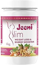 JEENI SLIM 100% Natural Weight Loss & Energy Booster | Natural Fat Burner Supplement | Supports Metabolism & Stamina | l | Zero chemical | 100% natural | Chemical free, 1000 g