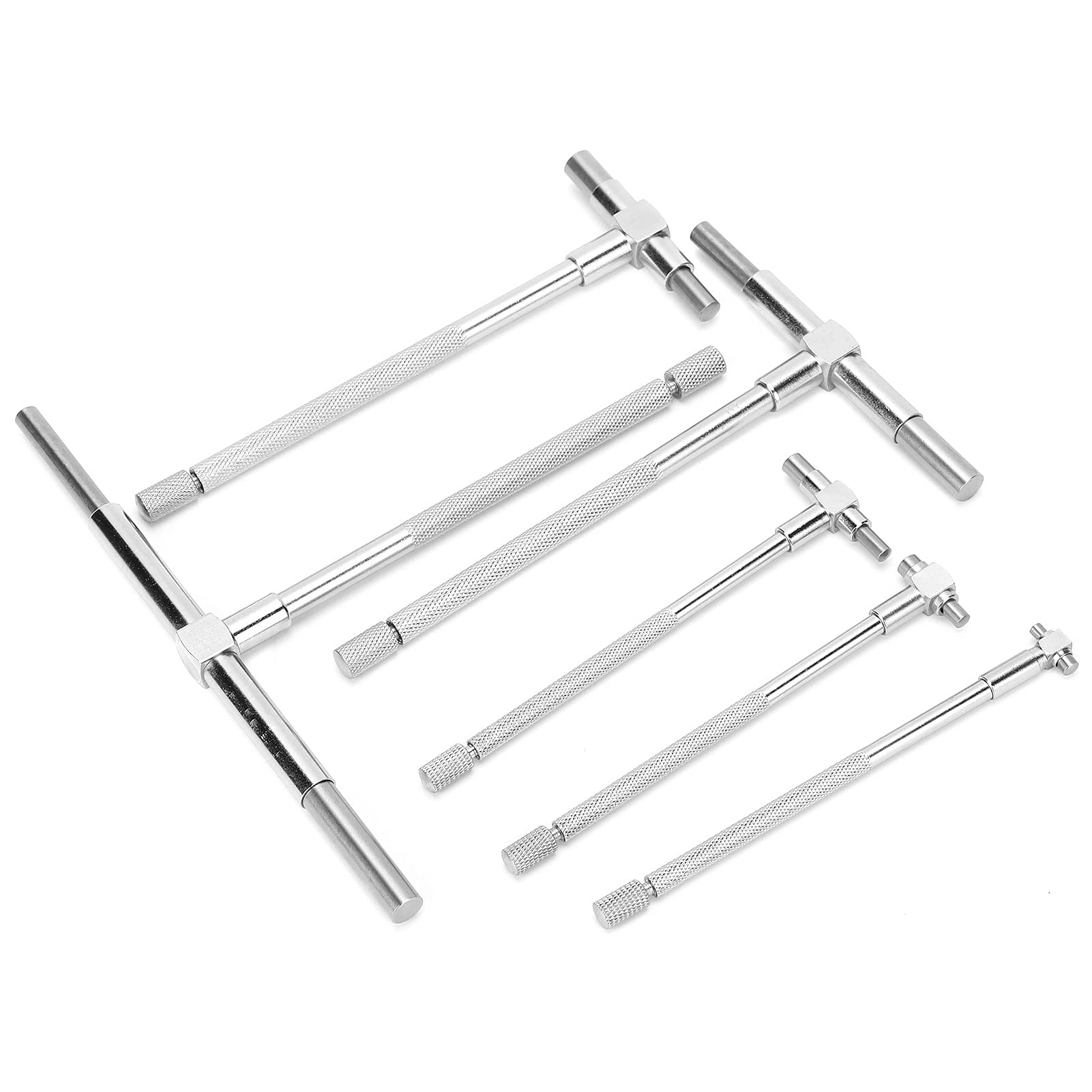 ViaGasaFamido Jauge Télescopique de Précision, Ensemble de 6 Pièces, Diamètre Intérieur Réglable 90-150mm, Type T, Précision 0,01