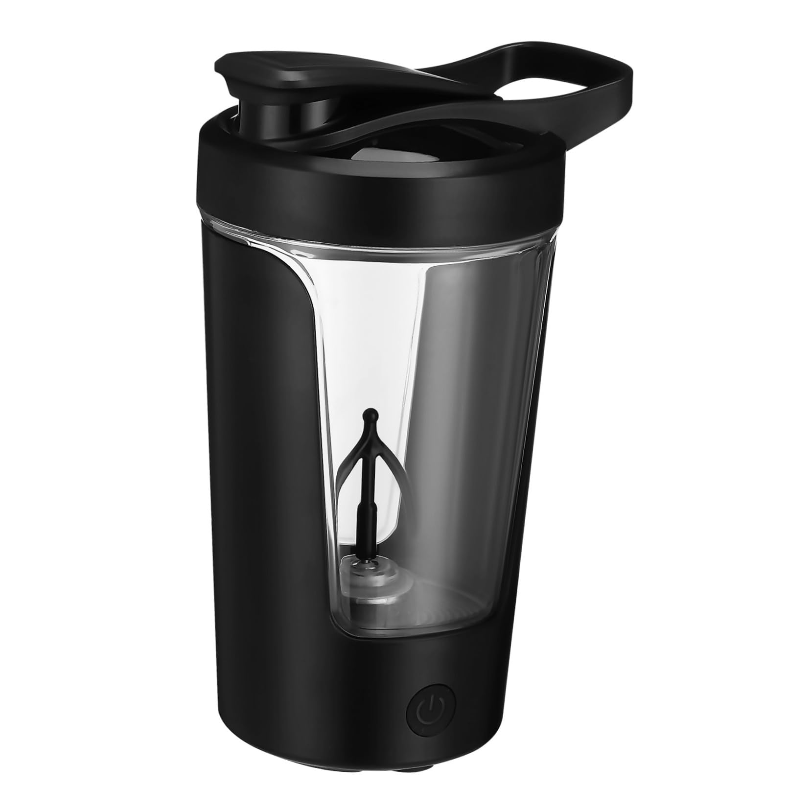 Tasse à Café Shaker Électrique Rechargeable 450ml Noire