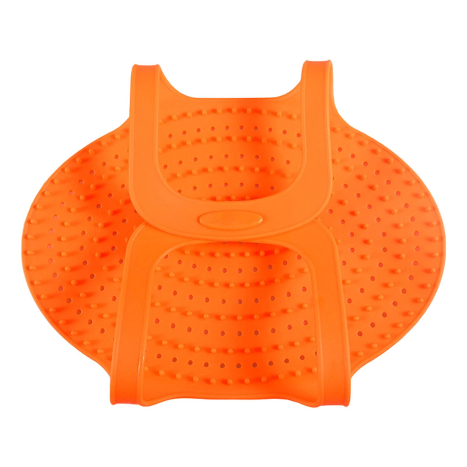 NVOQILIN Practical Silicone Turkey Basket with Interlockings Handle for Secure Lifting Multipurpose Trivet Cooking Tool