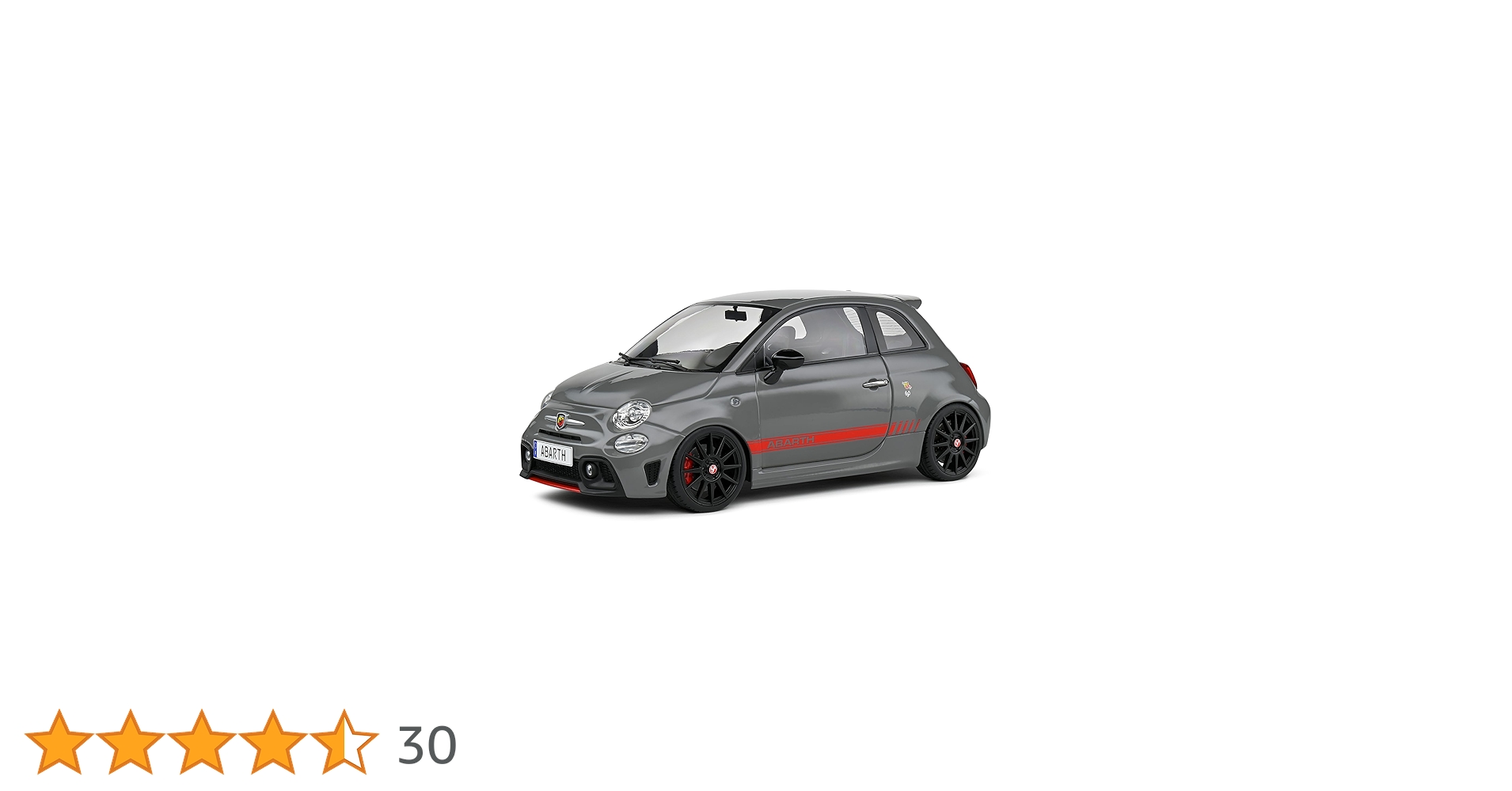 SOLID 1/18 FIAT 695 XSR エディション　グレー 1/18 Solido 2022 Fiat 695 Abarth XSR Edition Yamaha Grey