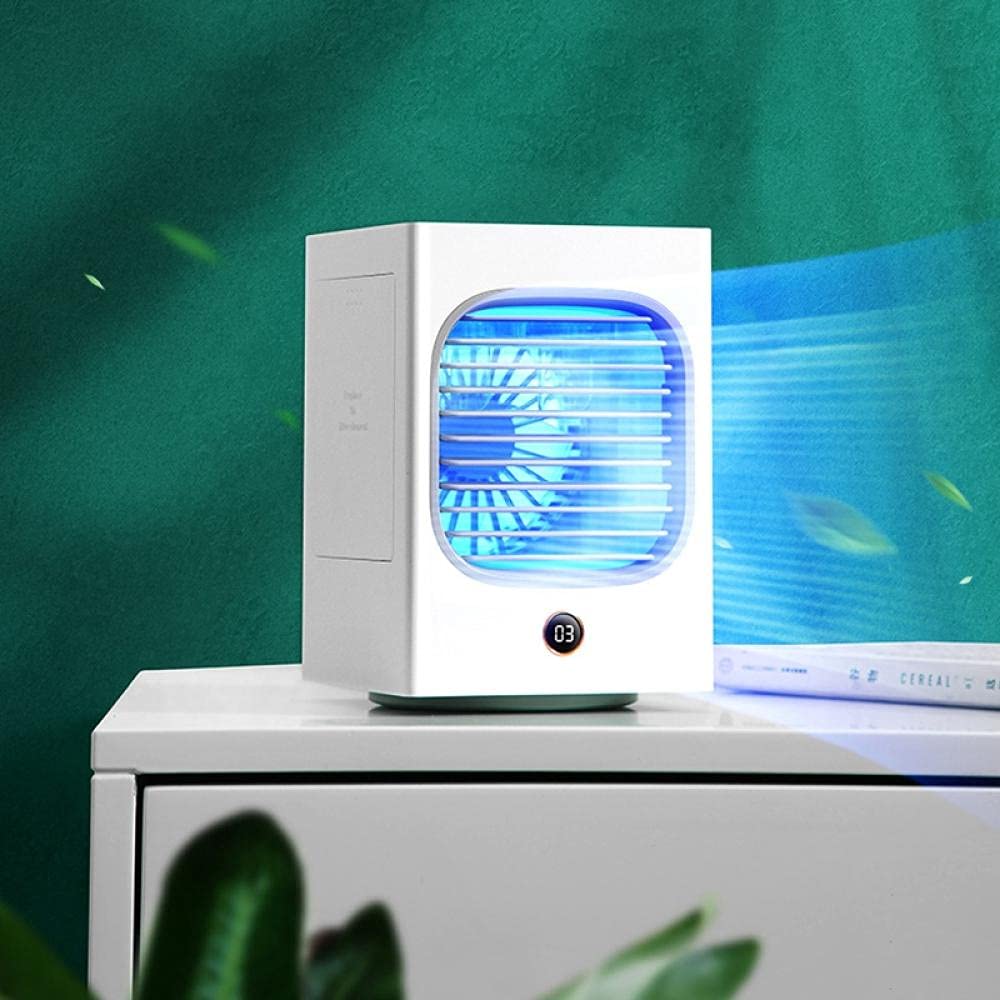 Amazon | ポータブルクーラー ミニエアコンファン 部屋用 自宅 空冷