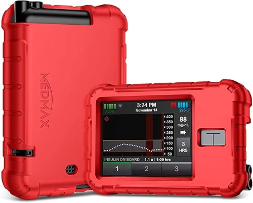 MEDMAX Funda de silicona para tándem T Slim X2 T bombas de insulina delgadas a prueba de golpes antideslizante piel de gel suave con bisel elevado MEDMAX Funda de silicona para tándem T Slim X2 T bombas de insulina delgadas a prueba de golpes antideslizante piel de gel suave con bisel elevado