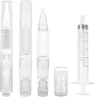 Zngou 4Pcs Touch Up Paint Pen for Walls Paint Touch Up Pen Refillable for Walls Paint Pen Touch Up Fillable Paint Brush Pens with Touch Up Paint Syringe Drywall Repair Kit for Furniture Cabinets Walls