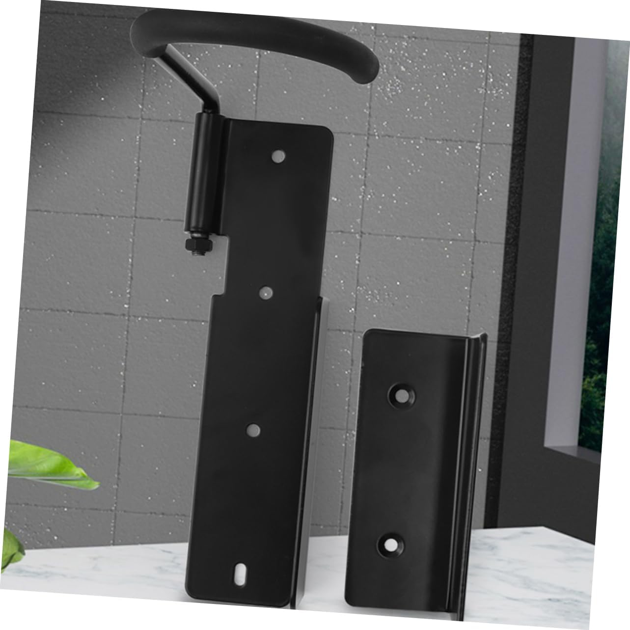 2Sets Bicycle Wall Mount Storage Hangers Durable Bike Rack for Garage Indoor Use Compatible with Mountain Road Folding Bikes Easy Installation Scratch Protection