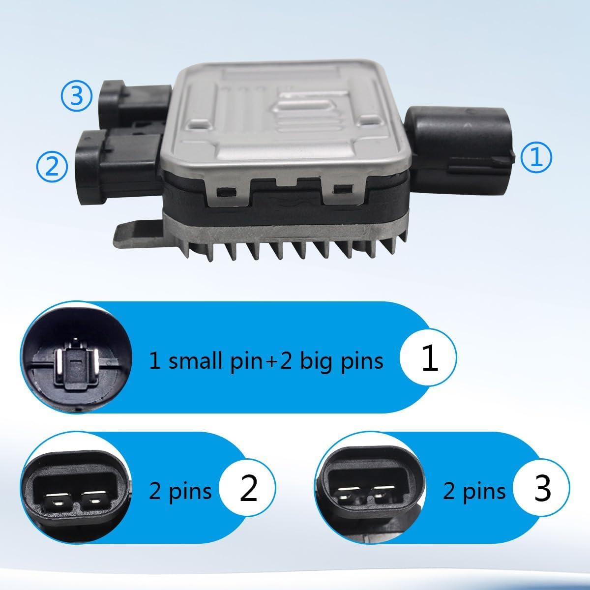 Relè ECU Modulo Controllo Ventilatore Radiatore Compatibile Volvo Land Rover Ford 940009402 940004000 940008501 941013801 31305106 940004302