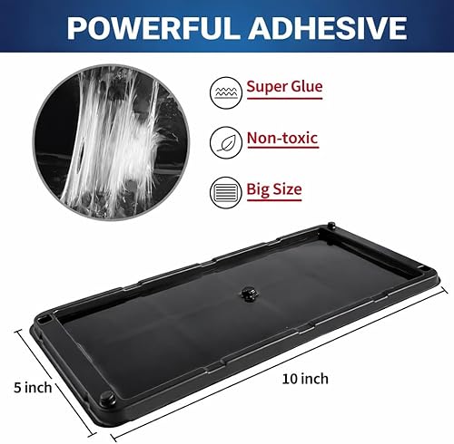 Miniatura 4 de Trampas de pegamento para interiores para el hogar, paquete de 12, trampas de pegamento a granel para ratas, ratones, serpientes y lagartos, no