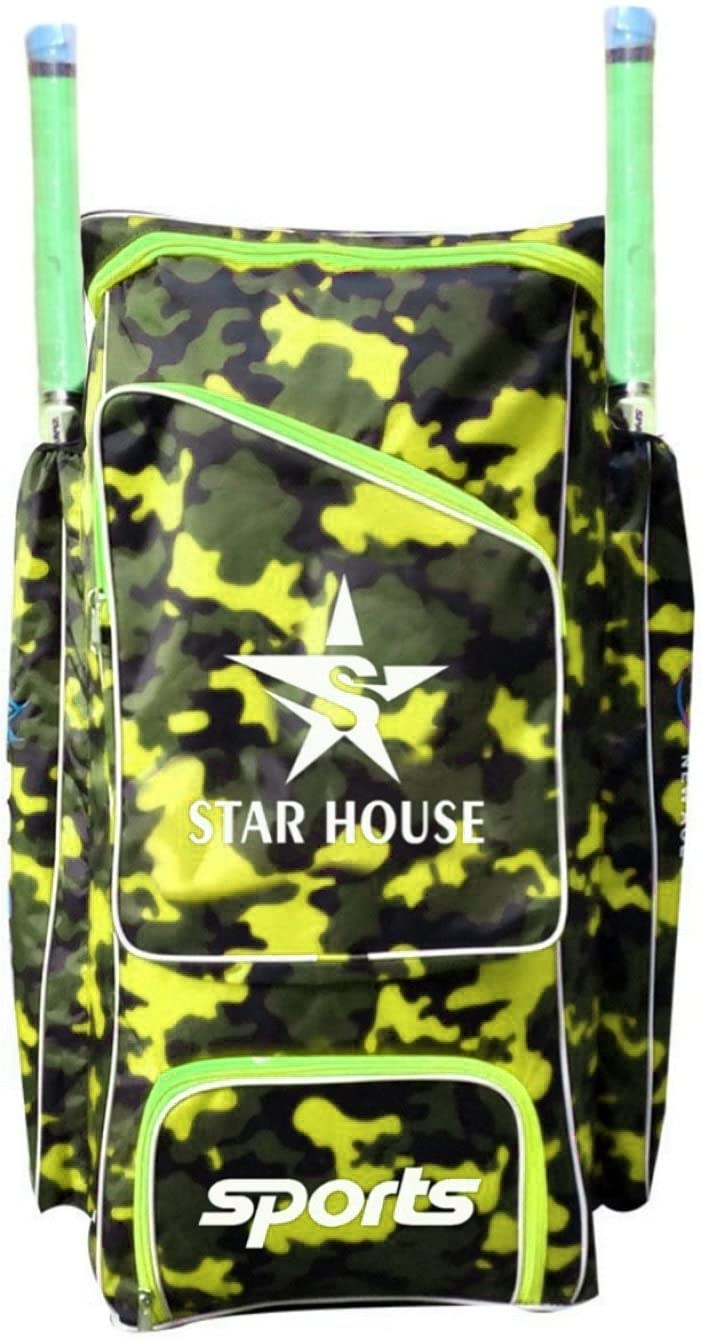 Star House Cricket Kit Bag Full Padded Foam Inside Bag008 (Yellow)-image-14