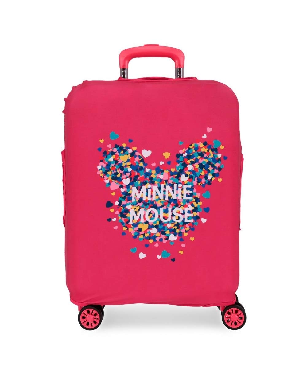 DisneyUnisex-Child Cabin Suitcase Cover, Minnie Cabin Case Cover, Fuchsia, XXX