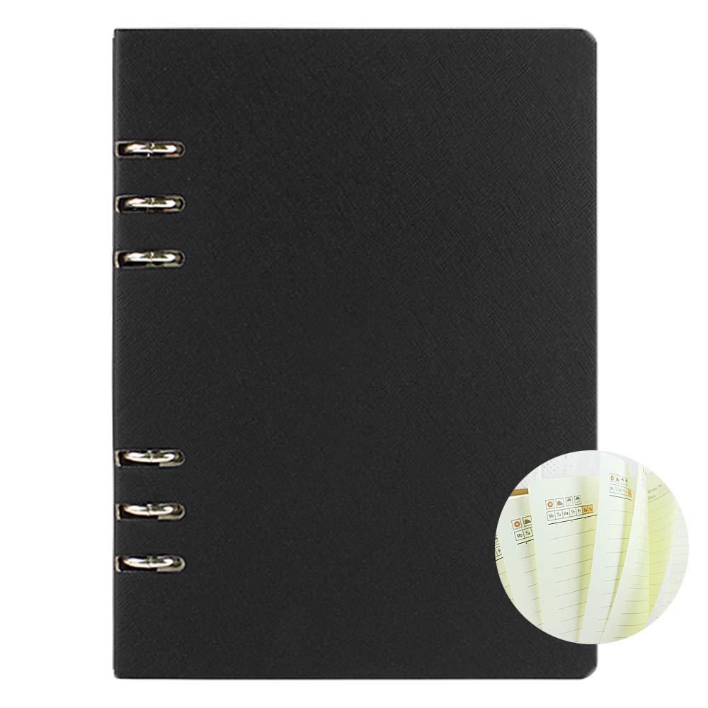 2 Raccoglitori Ad Anelli A5 - Con 6 Anelli Rotondi E Fogli Sciolti, Per Scuola/Ufficio - Foto 2