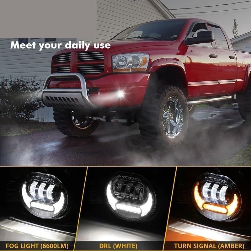 Lámpara de señal antiniebla delantera silver para Dodge Ram 1500 2500 3500 3