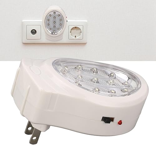 Luz de emergencia, luz LED de falla de energía, luz nocturna de falla de energía, luz de corte de energía recargable, luces de emergencia LED de