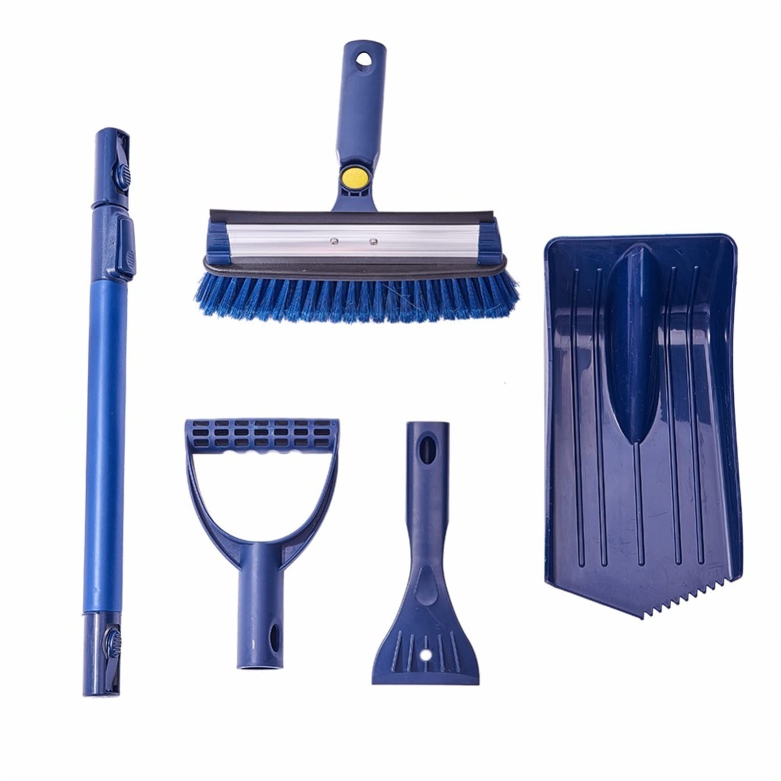 XIAOYING Multifunction Extenable Telescopic Snow Brush Ice Scraper Snow Removal Scraper Car Washing Cleaning Brusher Car Washer