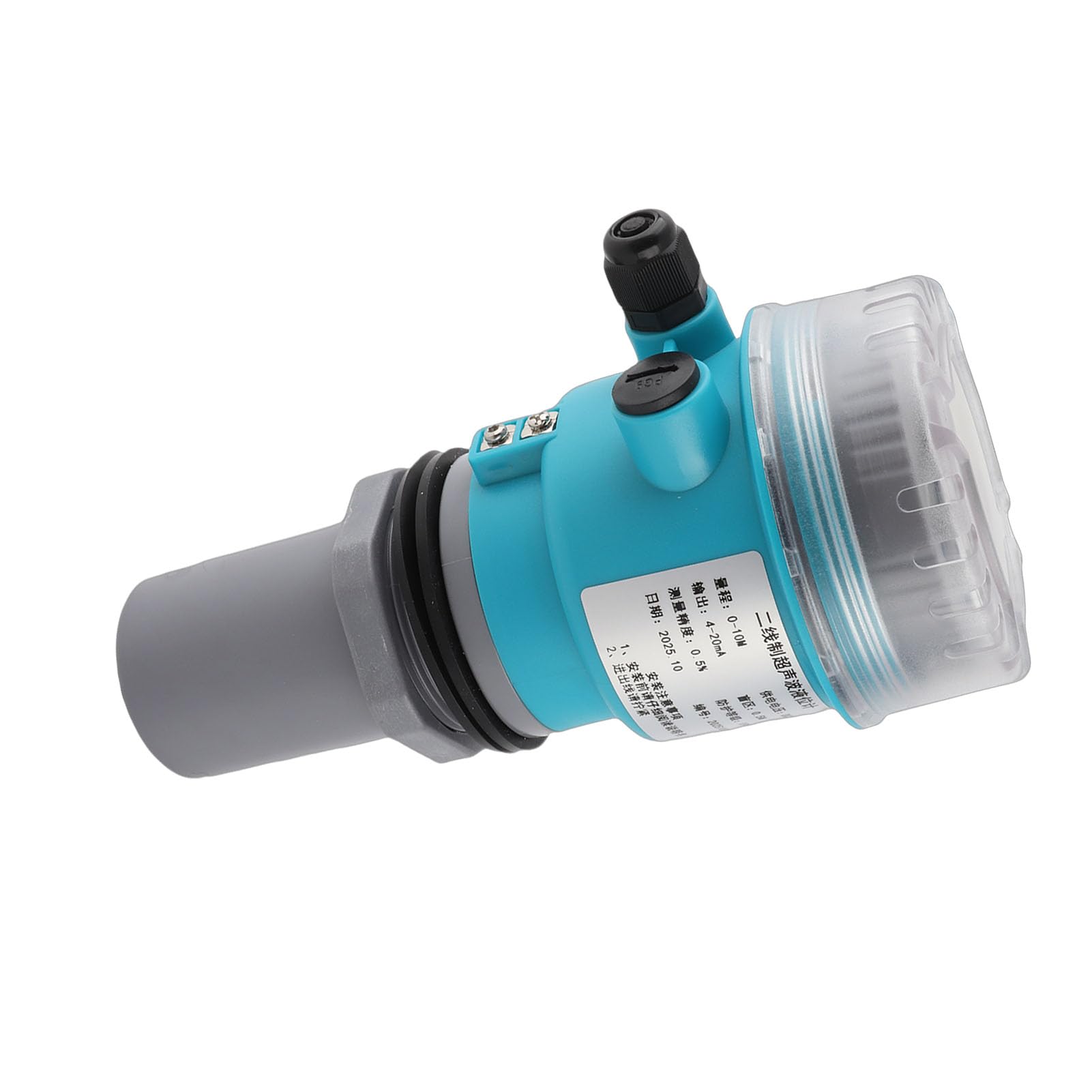 Medidor Digital con Pantalla LED 4 Salida Analógica 20mA DC24V 0 10m para Aguas Residuales y Minería (0~5 metros)